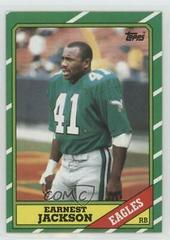 Earnest Jackson Football Cards 1986 Topps Prices