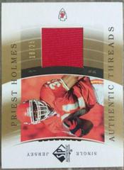 Priest Holmes [Single Jersey Gold] Football Cards 2003 SP Authentic Threads Prices
