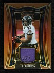 J.K. Dobbins [Copper Prizm] Football Cards 2020 Panini Select Rookie Swatches Prices