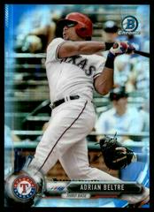 Adrian Beltre [Blue Refractor] #97 Baseball Cards 2017 Bowman Chrome Prices