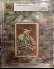 Mordecai Brown Baseball Cards 1910 E96 Philadelphia Caramel Prices