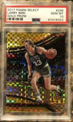Larry Bird [Gold Prizm] Basketball Cards 2017 Panini Select Prices