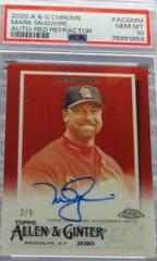 Mark McGwire [Red] #ACG-MM Baseball Cards 2020 Topps Allen & Ginter Chrome Autographs Prices