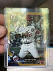 Victor Robles [Gold] #6 Baseball Cards 2018 Bowman Prices
