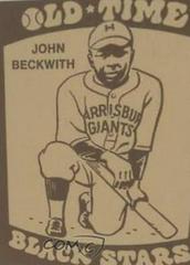 John Beckwith Baseball Cards 1974 Laughlin Old Time Black Stars Prices