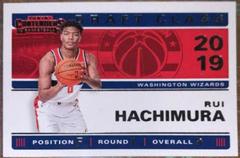 Rui Hachimura Basketball Cards 2019 Panini Contenders Draft Class Prices