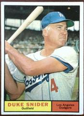 Duke Snider Baseball Cards 1961 Topps Prices