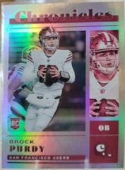 Brock Purdy [Holo Pink] #41 Football Cards 2022 Panini Chronicles Prices