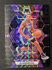 De'Aaron Fox [Black] #181 Basketball Cards 2022 Panini Mosaic Prices