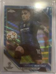 Lautaro Martinez [Blue Wave Refractor] #30 Soccer Cards 2021 Topps Chrome UEFA Champions League Prices