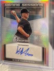 Kyle Harrison #SS-KH Baseball Cards 2022 Panini Prizm Draft Picks Signing Sessions Prices