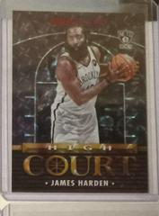 James Harden [Hyper Red] #11 Basketball Cards 2021 Panini Hoops High Court Prices