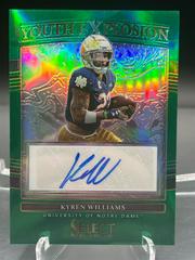 Kyren Williams [Green] #YE-KWI Football Cards 2022 Panini Select Draft Picks Youth Explosion Signatures Prices