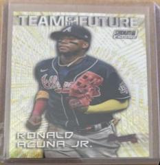 Ronald Acuna Jr. [Wave] #TOF-15 Baseball Cards 2022 Stadium Club Chrome Team of the Future Prices