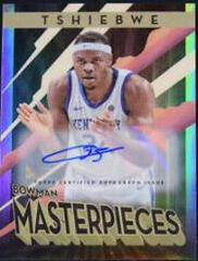 Oscar Tshiebwe [Autograph] #BM-4 Basketball Cards 2022 Bowman University Best Masterpieces Prices