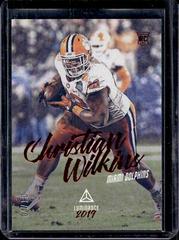 Christian Wilkins [Red] #119 Football Cards 2019 Panini Luminance Prices