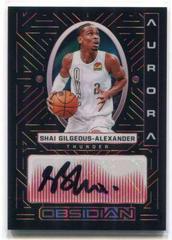 Shai Gilgeous Alexander [Red] Basketball Cards 2021 Panini Obsidian Aurora Autographs Prices