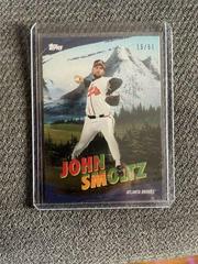 John Smoltz [Prussian Blue] Baseball Cards 2023 Topps X Bob Ross The Joy Of Painting the Corners Prices