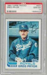 Greg Pryor Baseball Cards 1982 Topps Traded Prices