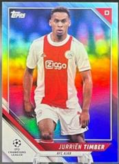 Jurrien Timber [Silver] #98 Soccer Cards 2021 Topps UEFA Champions League Prices