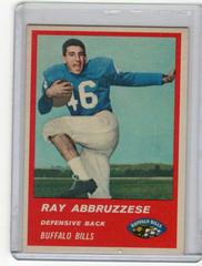 Ray Abbruzzese Football Cards 1963 Fleer Prices