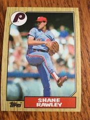 Shane Rawley #771 Baseball Cards 1987 Topps Prices