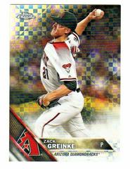 Zack Greinke [Xfractor] Baseball Cards 2016 Topps Chrome Update Prices