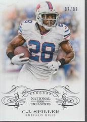 C.J. Spiller #10 Football Cards 2013 Panini National Treasures Prices