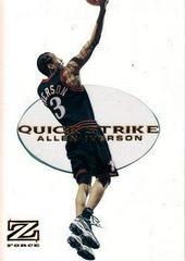 Allen Iverson #4QS Basketball Cards 1997 Skybox Z Force Quick Strike Prices