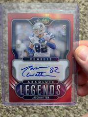 Jason Witten [Red] #AL-JW Football Cards 2022 Panini Absolute Legends Signatures Prices