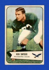 Kenneth Snyder #69 Football Cards 1954 Bowman Prices