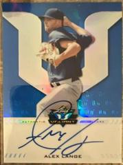 Alex Lange [Blue] Baseball Cards 2017 Leaf Valiant Autograph Prices