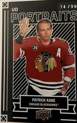 Patrick Kane [Gold] Hockey Cards 2022 Upper Deck UD Portraits Prices