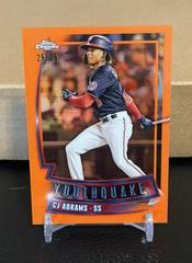 CJ Abrams [Orange] #YQ-13 Baseball Cards 2023 Topps Chrome Youthquake Prices