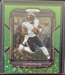 Justin Fields [Neon Green] #47 Football Cards 2022 Panini Prizm No Huddle Prices