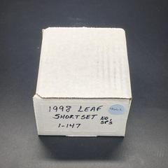Complete Set Baseball Cards 1998 Leaf Prices