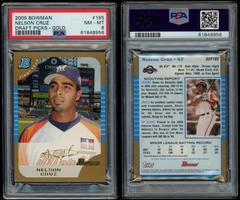 Nelson Cruz [Gold] #165 Baseball Cards 2005 Bowman Draft Picks Prices