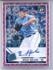 Brad Keller [Pink Velocity] Baseball Cards 2019 Panini Donruss Optic Rated Rookie Signatures Prices