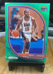 Magic Johnson [Green] #7 Basketball Cards 2020 Panini Prizm USA Basketball Prices