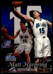 Matt Harpring [Row 2] Basketball Cards 1998 Flair Showcase Prices
