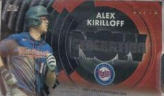 Alex Kirilloff [Black] #GNA-AK Baseball Cards 2022 Topps Clearly Authentic Generation Now Autographs Prices