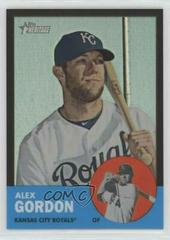 Alex Gordon [Black Refractor] #HP12 Baseball Cards 2012 Topps Heritage Chrome Prices