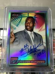 Dikembe Mutombo [Refractor] #FA-DM Basketball Cards 2021 Topps Finest Autographs Prices