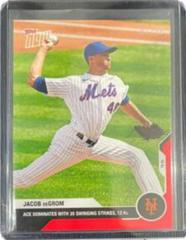 Jacob deGrom [Red] #164 Baseball Cards 2020 Topps Now Prices