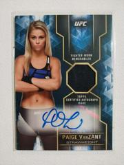 Paige VanZant [Blue] #KAR-PV Ufc Cards 2017 Topps UFC Knockout Autograph Relics Prices
