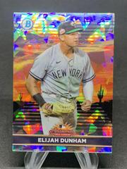 Elijah Dunham [Atomic] Baseball Cards 2022 Bowman Chrome 2021 AFL Fall Stars Prices