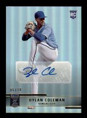 Dylan Coleman [Autograph Gold] Baseball Cards 2022 Panini Chronicles Elite Prices