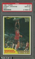 Darryl Dawkins East #103 Basketball Cards 1981 Topps Prices