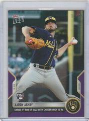 Aaron Ashby [Purple] #264 Baseball Cards 2022 Topps Now Prices
