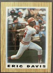 Eric Davis #4 Baseball Cards 1987 Topps Mini League Leaders Prices
